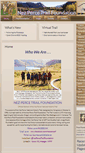 Mobile Screenshot of nezpercetrail.net